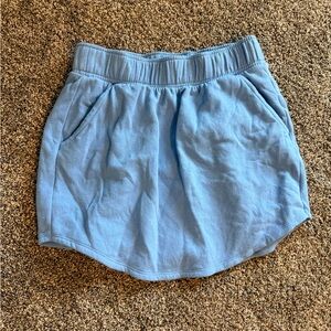 wild fable Light Blue Casual Skirt with Elastic Waist